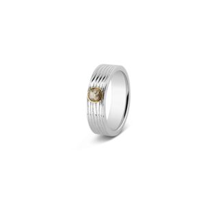 Assieraden ring zilver