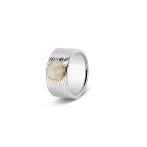 Assieraden ring zilver