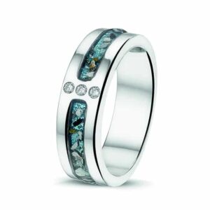 Assieraad ring zilver