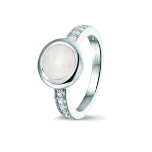 Assieraden ring zilver