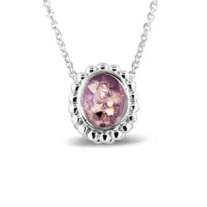 Assieraad hanger zilver