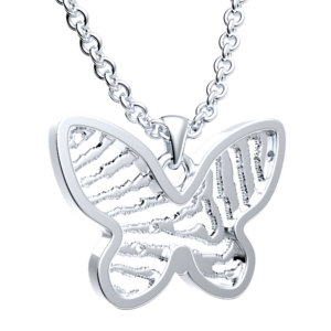 Royolz hanger zilver vingerafdruksieraad