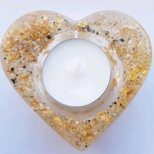 Urn waxinelicht crematie as