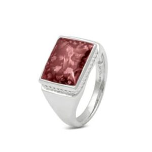 Assieraad zilver ring