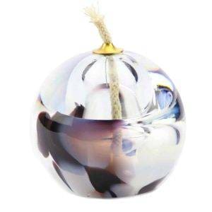 Urn olielampje glas