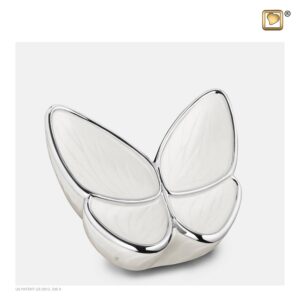 M1042 wings of hope vlinder urn wit