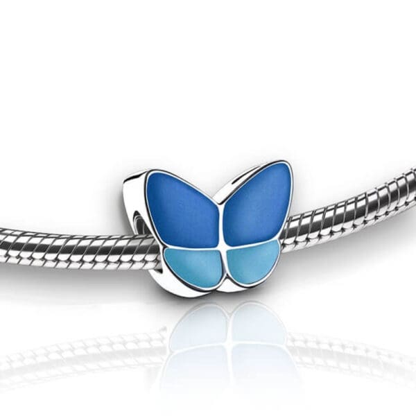 Asbedel blauw vlinder