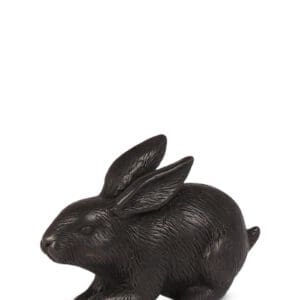 Bronzen urn konijn
