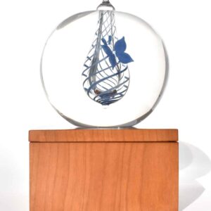 As in glas urn
