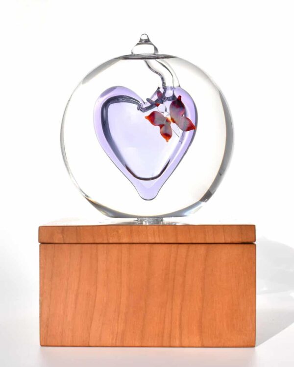 As in glas urn