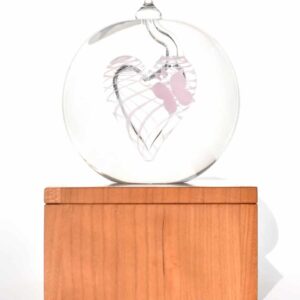 As in glas urn
