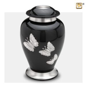 A242 Tradional Butterflies urn