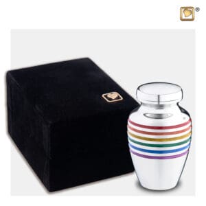 K222 Pride rainbow urn