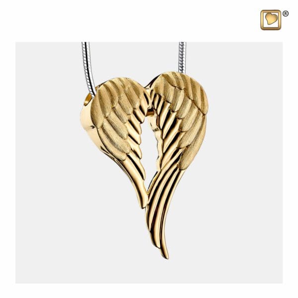 PD1371 PENDANT Angel Wings™ Gold Vermeil Two Tone