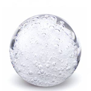 Glazen urn bol niet transparant