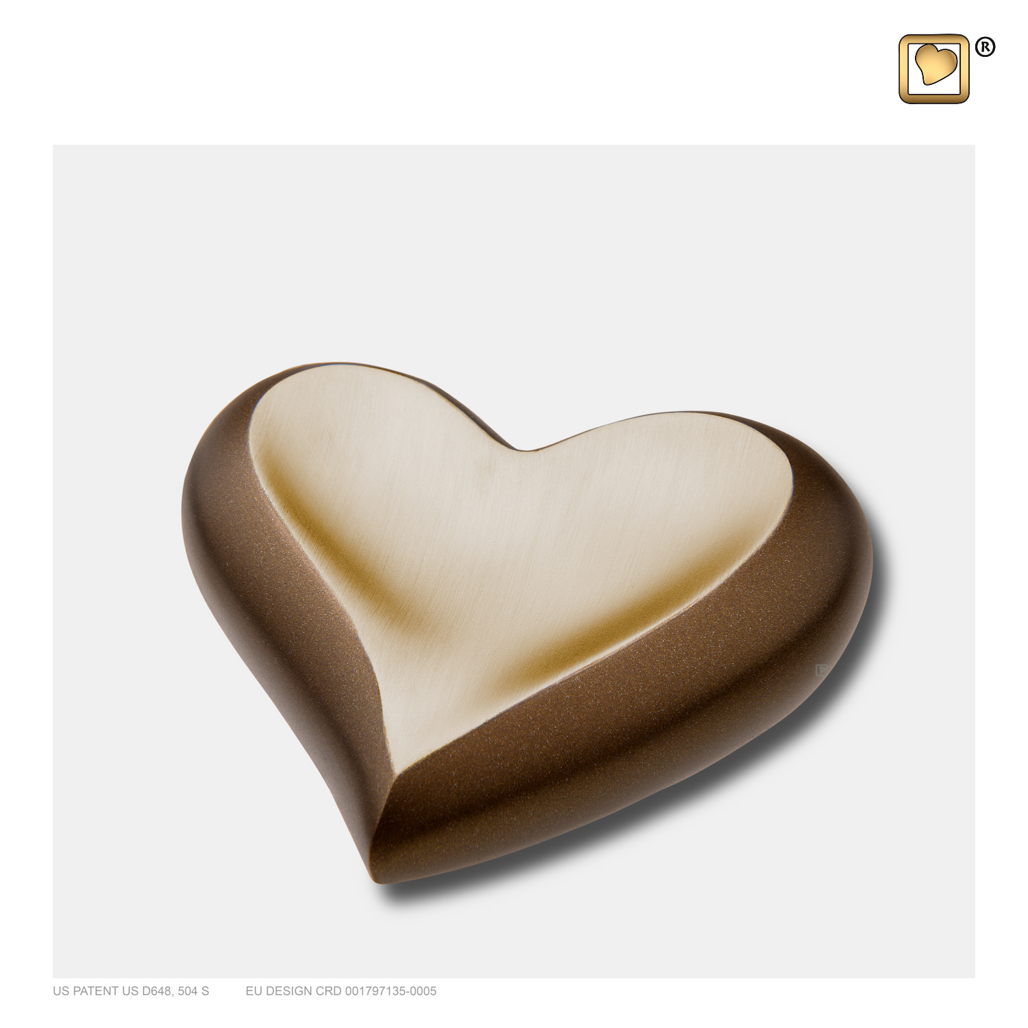 K613 Heart keepsake Urn
