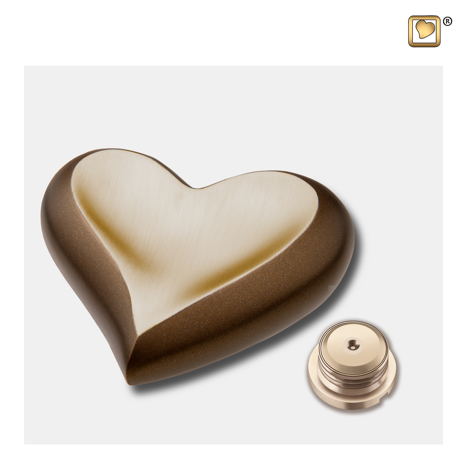 K613 Heart keepsake Urn - Afbeelding 2