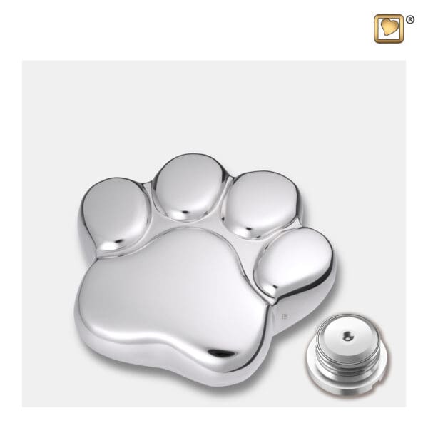 P670K Lovepaw urn zilver dierenurn