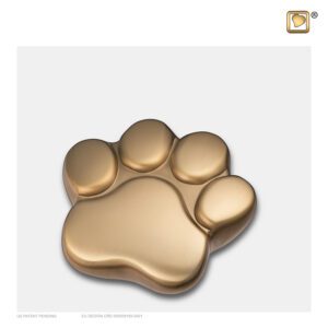 P673K Urn Lovepaw keepsake dierenurn gold