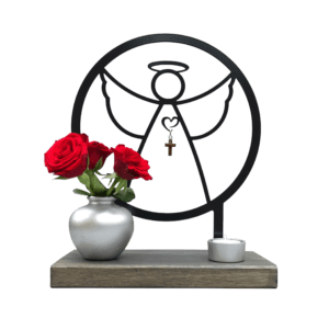 Urn staal uitvaartwinkel Deventer