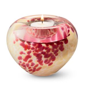A12TRO Tealight urn Rose Beige Opaque