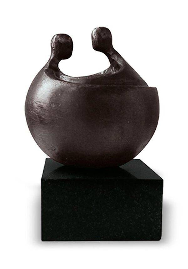 Mini urn asbeeld Freyja brons (0,05liter)