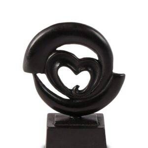 Mini urn beeld heartbroken brons ( 65ml)