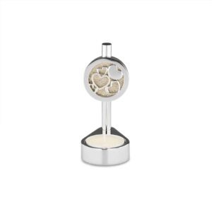 110 vlinders mini urn rvs/zilver