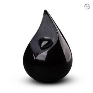 Keramische urn Celest 3,6 liter zwart