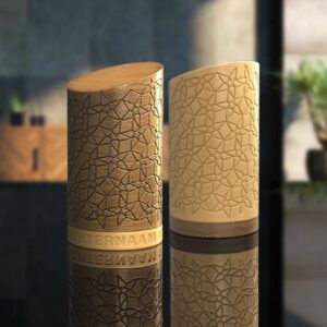 Houten urn sterren 0.3 liter