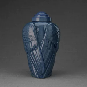 Keramische Crematie As Urn Wings Violet (3.1 liter)