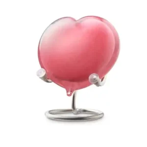 Urn hart mini urn baby roze