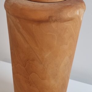 Houten urn naturel