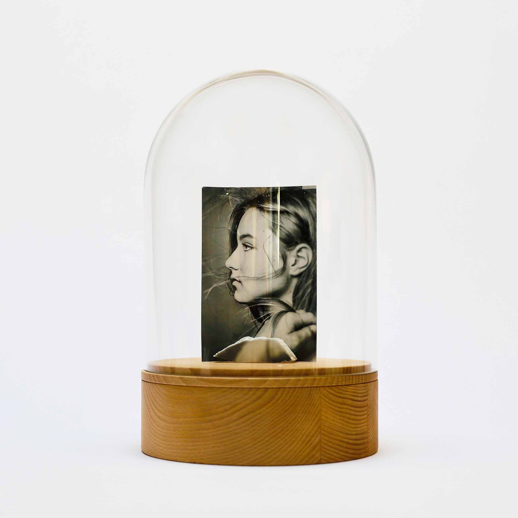 Stolp urn inclusief foto in seleniet