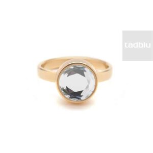 Asring goud Tadblu kristal facet edelstenen gedenksieraden