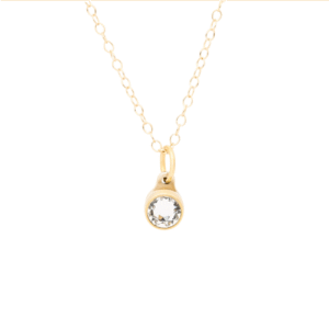 assieraad geboortesteen april verguld