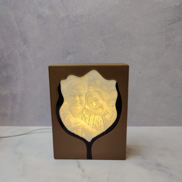 Urn Gepersonaliseerde Lithofaan Fotobox Urn “Tulp” - Afbeelding 13
