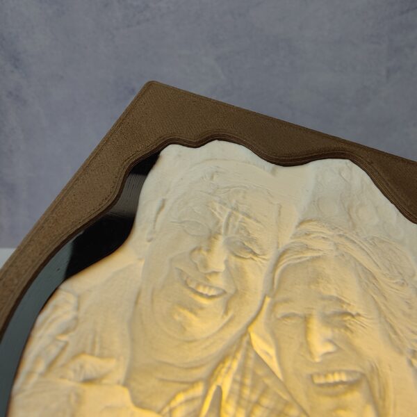 Urn Gepersonaliseerde Lithofaan Fotobox Urn “Tulp” - Afbeelding 7