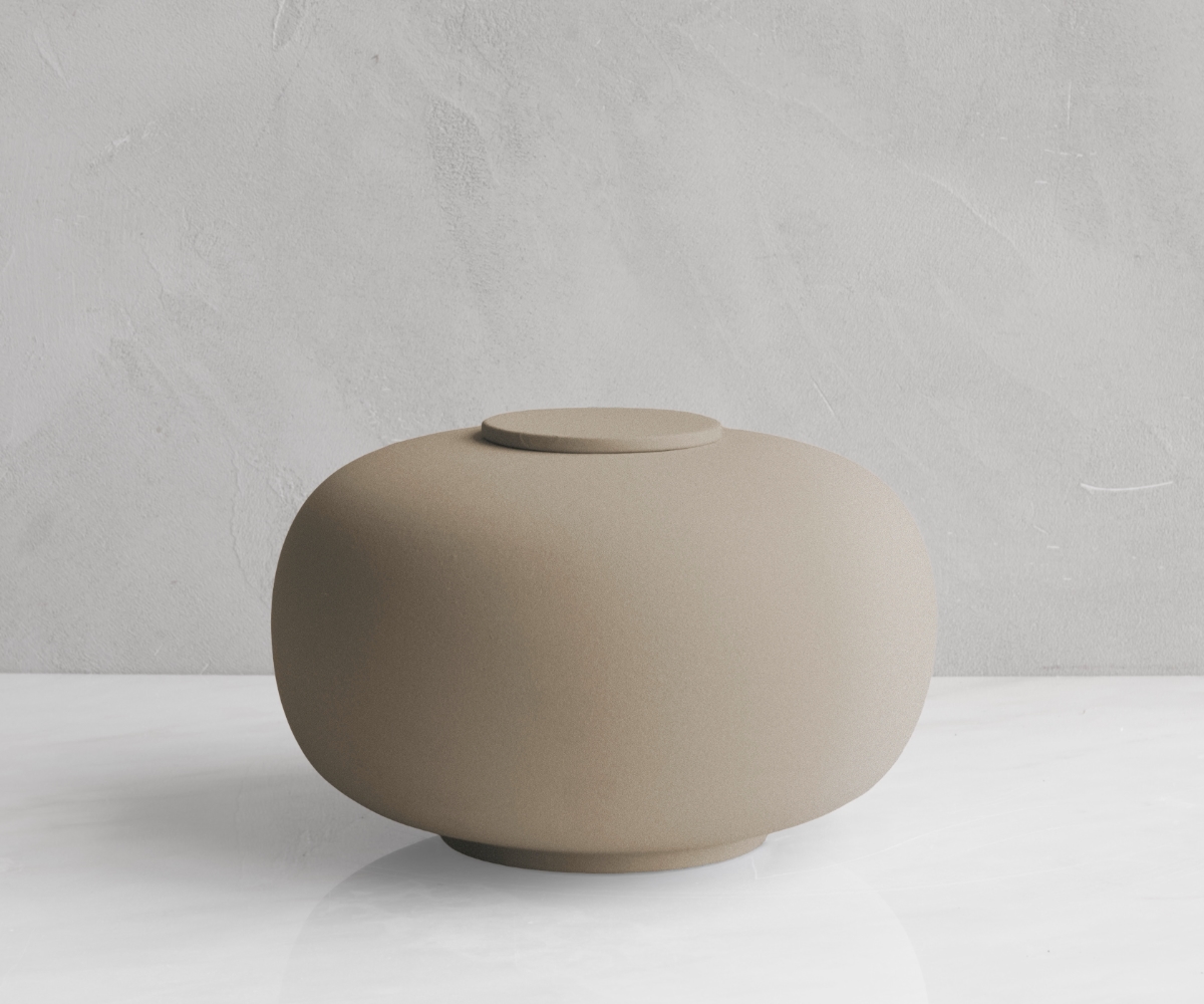 NOMA urn eco zandkleurig