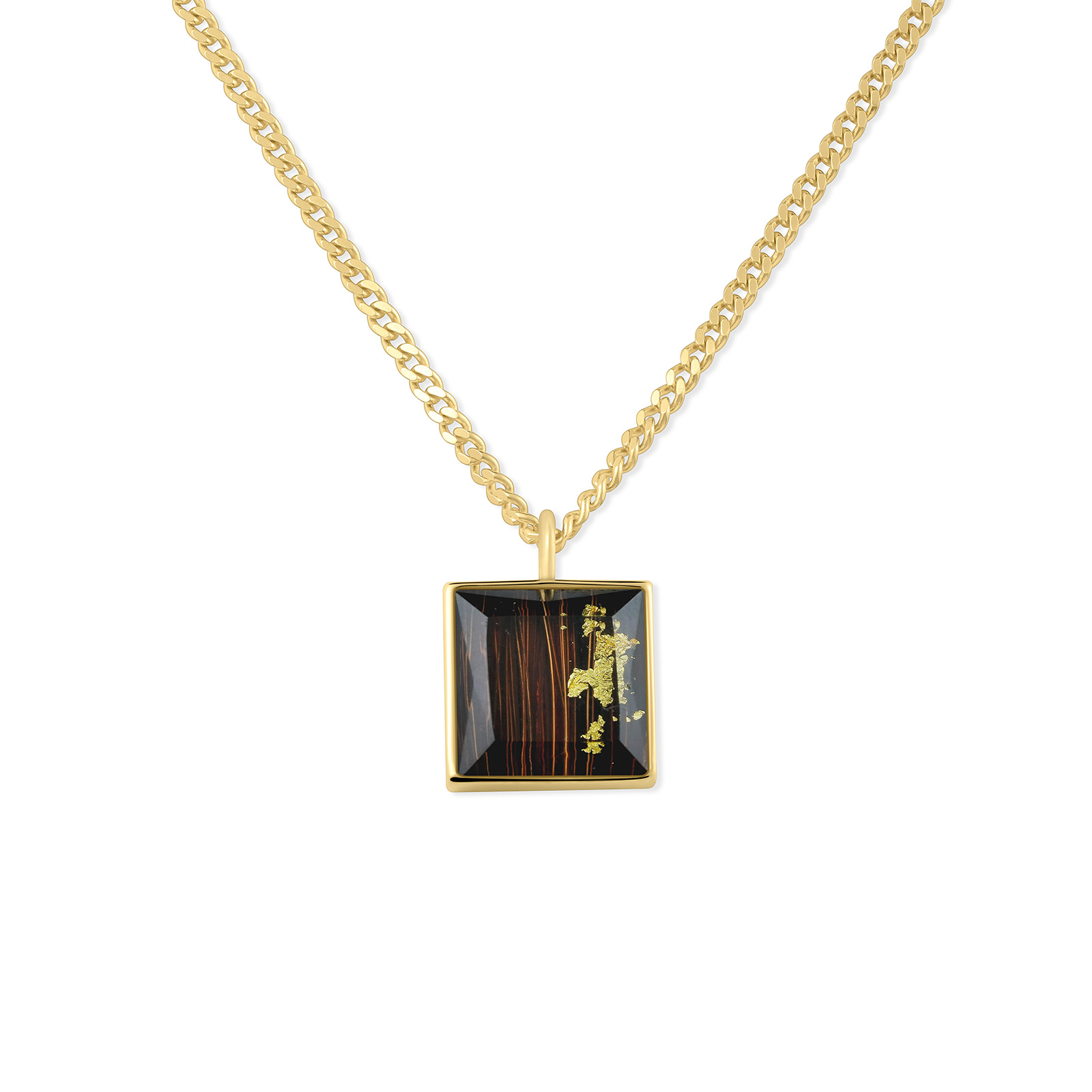 Hanger 0015 Lucy – Haar + Bladgoud De Lucy Charm ā met Haar en As